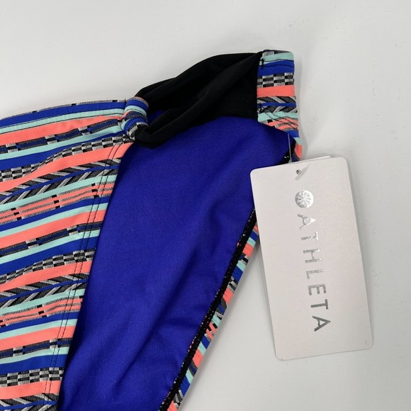 Athleta Bottom Womens Large Pipeline Loop Cruise Beach Resort Swim UPF Low Rise - Picture 7 of 16